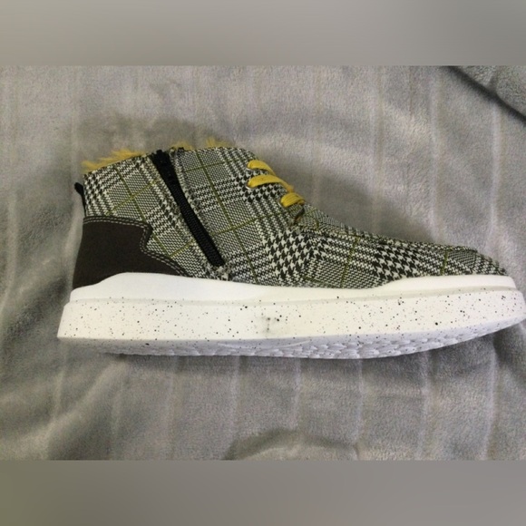 Romika Helsinki 02 Black Yellow Faux Fur Boot Sneaker EU 40 US 9 to 9.5 - Picture 14 of 16